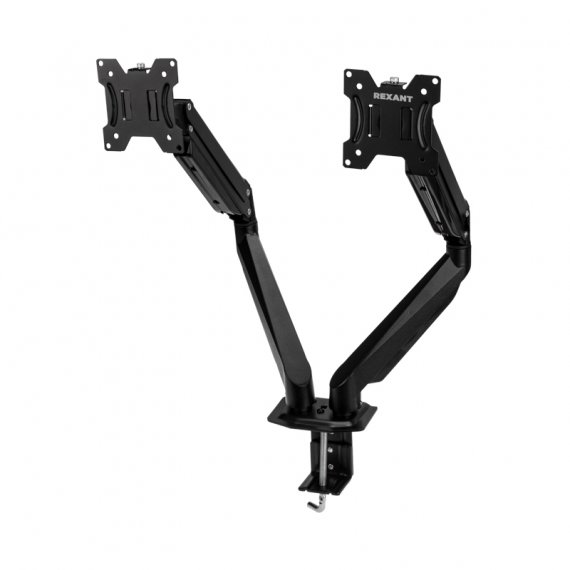 Фотография товара 'Rexant 38-0357 Кронштейн для двух мониторов 13"-32", настольный с газлифтом'