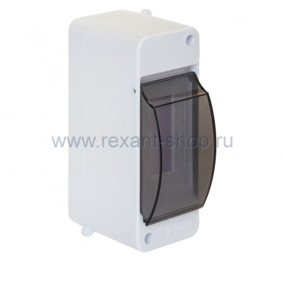 Фотография товара 'Rexant Щиток о/п на 2 модуля с вертикальной дверцей 81-4315'