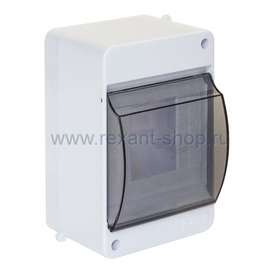 Фотография товара 'Rexant Щиток о/п на 4 модуля с вертикальной дверцей 81-4316'