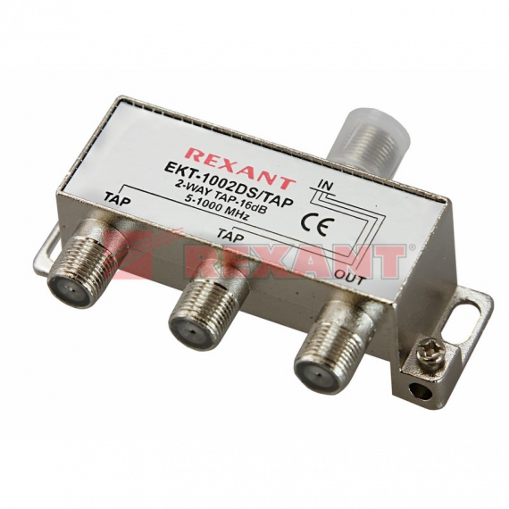 Фотография товара 'Rexant 05-7103 ОТВЕТВИТЕЛЬ 2 отвода 16 дБ'