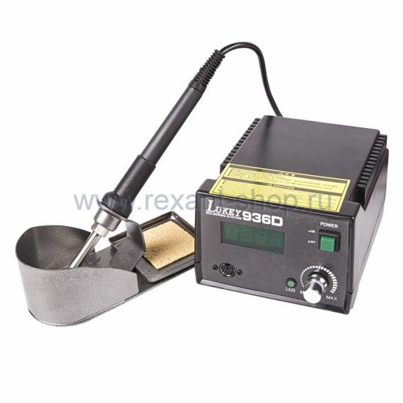 Фотография товара 'Lukey Паяльник LUKEY-936D цифровой антистатический 12-0047-4'