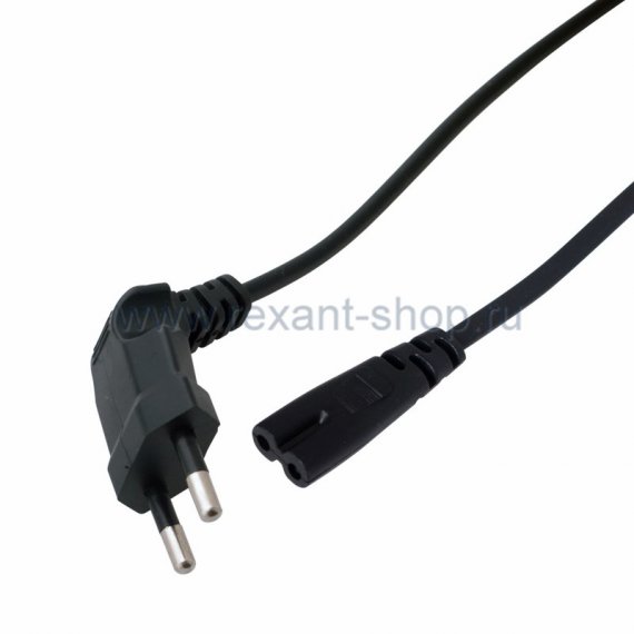 Фотография товара 'Rexant Шнур сетевой (угловая вилка) 11-1104'