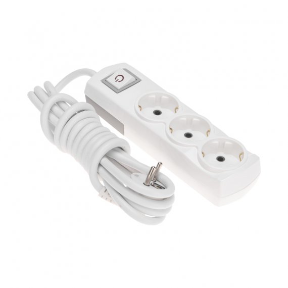 Фотография товара 'Rexant 13-4104 Удлинитель PREMIUM 3 гнезда, 3м, 3х1,5мм?, с/з'