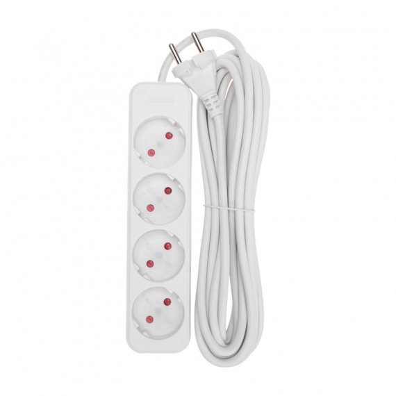 Фотография товара 'Rexant 13-4025 Удлинитель STANDARD 4 гнезда, 5м, 2х1,0мм?, б/з'