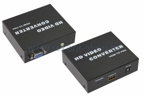 Фотография товара 'Rexant Конвертер HDMI на VGA + 3.5 mm Аудио 17-6908'