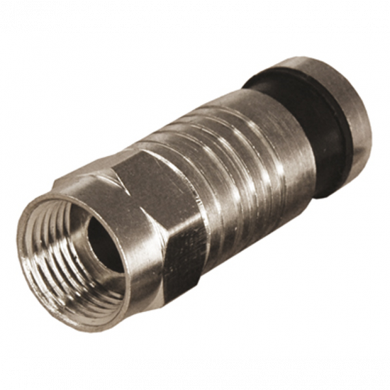 Фотография товара 'Rexant 05-4033 F-разъем RG-6, обжим, влагозащищенный (Waterproof)'