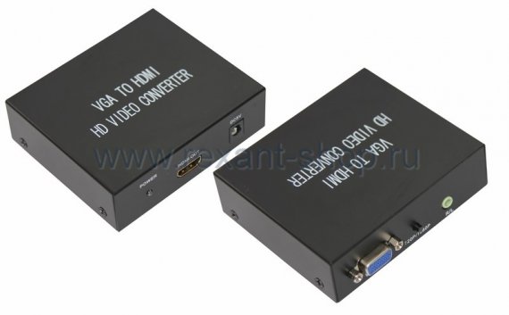 Фотография товара 'Rexant Конвертер VGA + 3.5 mm Аудио на HDMI 17-6907'