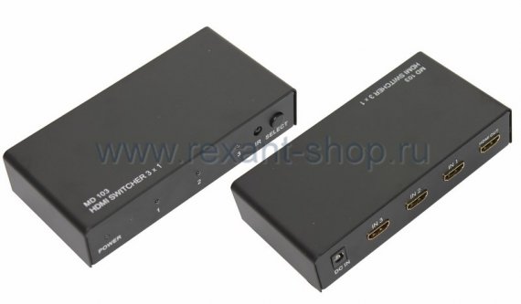 Фотография товара 'Rexant Переключатель HDMI 3x1 17-6911'