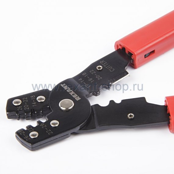 Фотография товара 'Rexant Кримпер для обжима автоклемм изолированных и неизолированных 0.10 - 6.0 мм2 12-3032'