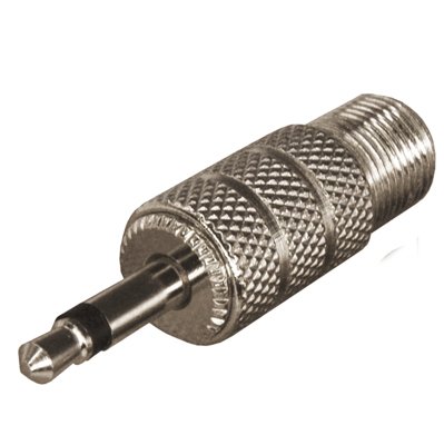 Фотография товара 'Rexant ED-TVF26 Переходник гнездо F - штекер 3,5мм mono'