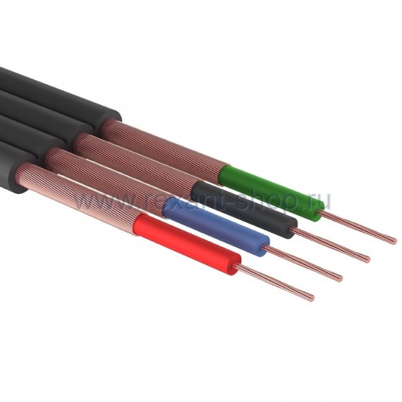 Фотография товара 'Rexant Кабель ШГЭС, 4 жилы, плоский 01-6002-6'