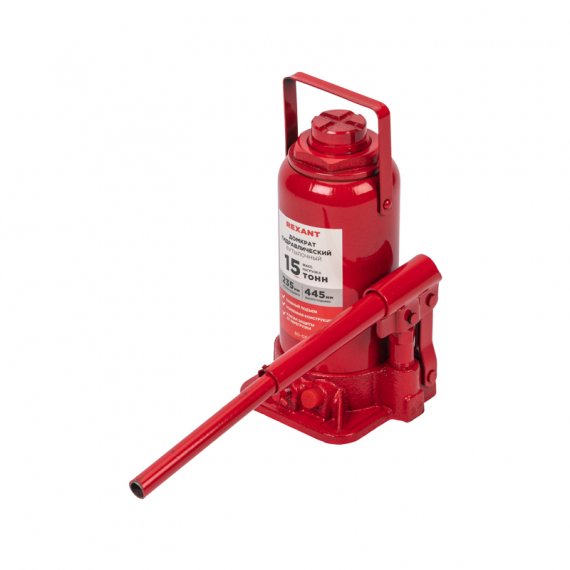 Фотография товара 'Rexant 80-0615 Домкрат гидравлический бутылочный 15т'