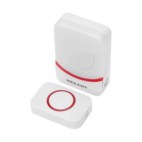 Фотография товара 'Rexant 73-0016 Беспроводной дверной звонок c цифровым кодированием 38 мелодий 150м IP44'