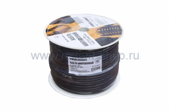 Фотография товара 'PROCONNECT Кабель микрофонный 2 х 0,25ммІ, 1 экран 01-6028-6'