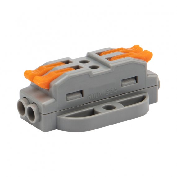 Фотография товара 'Rexant 07-6262-5 Клемма СМК 222-422P проходная 2 полюса'