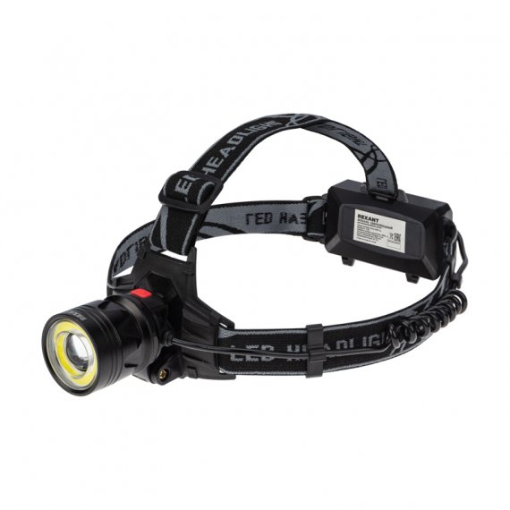 Фотография товара 'Rexant 75-7831 Фонарь налобный NEW AGE, четырехрежимный, поворотный'