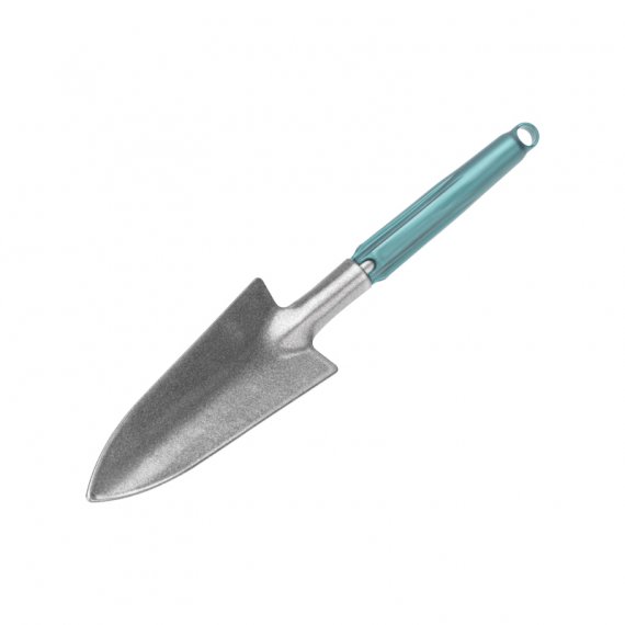 Фотография товара 'Rexant 64-0013 Совок садовый узкий с цельнометаллической ручкой покрытой пластиком'