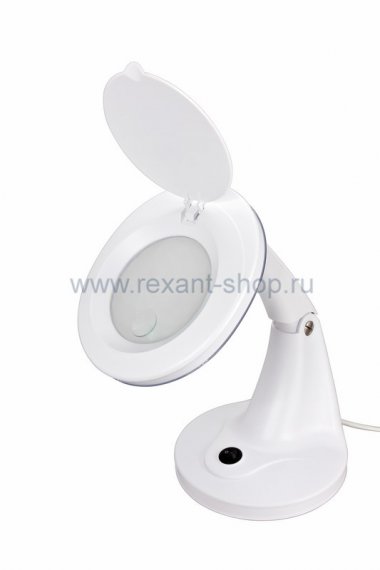 Фотография товара 'Rexant Лупа настольная малая 3Х +доп.12Х с подсветкой 48 LED 31-0245'