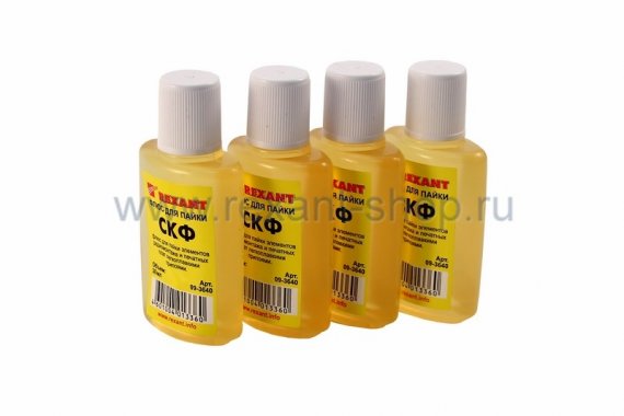 Фотография товара 'Rexant Флюс для пайки СКФ спирто-канифольный 09-3640'