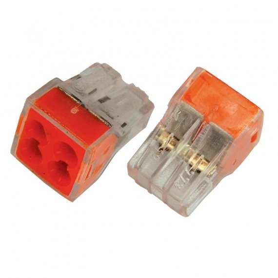 Фотография товара 'Rexant 07-5032-05 Электромонтажные экспресс-клеммы (4*2.5мм2)'