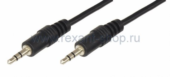 Фотография товара 'Rexant Шнур 3.5мм штекер стерео 17-4100'