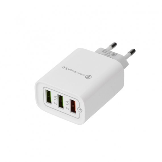 Фотография товара 'Rexant 16-0277 Сетевое зарядное устройство для iPhone/iPad 3 x USB, 5V, 3 А + 1 А + 1 А'