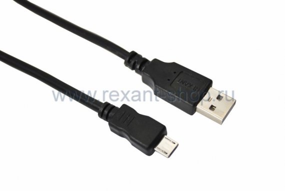 Фотография товара 'Rexant Шнур micro USB (male) 18-1166-2'