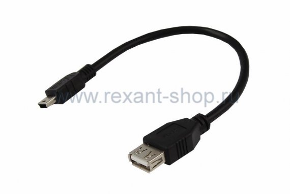 Фотография товара 'Rexant Шнур mini USB (male) 18-1132-2'