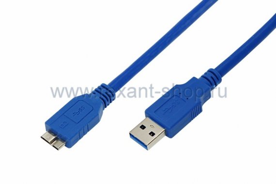 Фотография товара 'Rexant Шнур штекер USB A 3.0- штекер 18-1632'