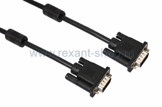 Фотография товара 'Rexant Шнур VGA plug - VGA plug 1.8М 17-5503-6'