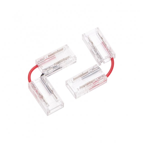 Фотография товара 'Rexant 148-106Коннектор L-образный гибкий для одноцветной светодиодной ленты COB 8мм'