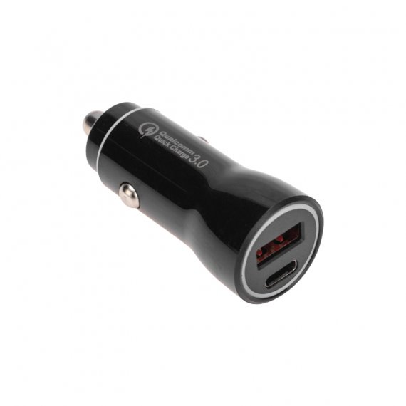 Фотография товара 'Rexant 18-1200 Автозарядка в прикуриватель АЗУ USB-A (QC 3.0)+USB-C (PD), 38Вт'