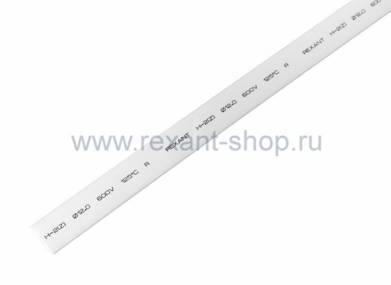 Фотография товара 'Rexant 12.0 / 6.0 мм 1м термоусадка 21-2001'