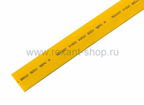 Фотография товара 'Rexant 20.0 / 10.0 мм 1м термоусадка 22-0002'