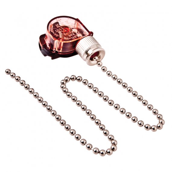 Фотография товара 'Rexant 32-0101-1 Выключатель для настенного светильника с цепочкой 270 мм «Silver»'