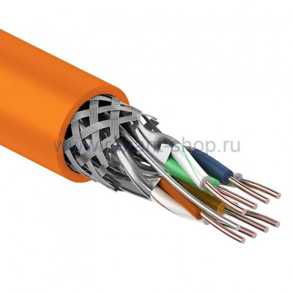 Фотография товара 'Rexant Кабель SSTP ZH нг(А)-HF 4PR 23AWG CAT7 01-0543'