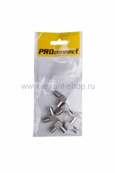 Фотография товара 'Rexant ПЕРЕХОД гн F - шт TV угловой 05-4311-4-9'