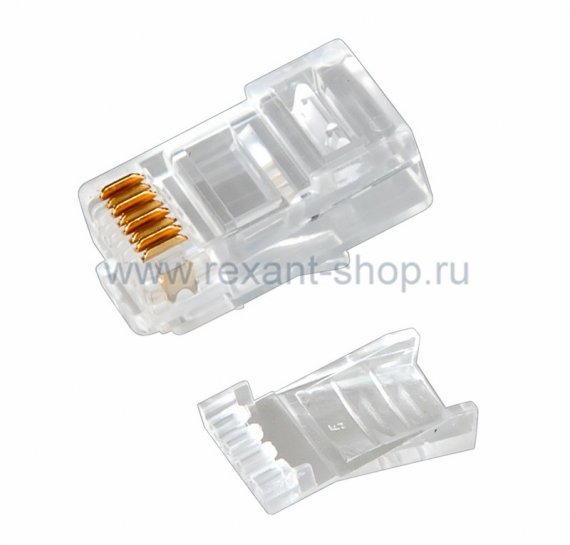Фотография товара 'Rexant Джек RJ-45 8P8C CAT 6 05-1031'