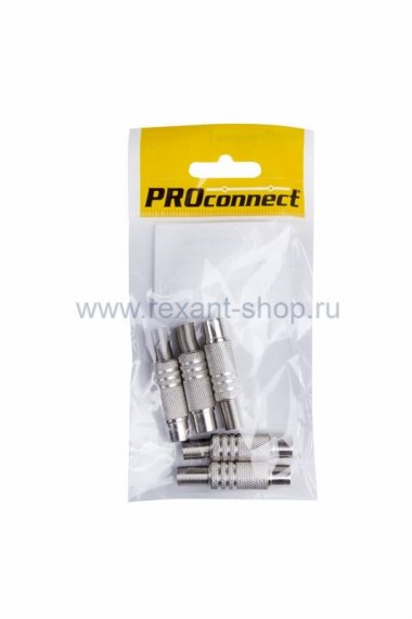 Фотография товара 'Rexant РАЗЪЁМ штекер TV никель c пружиной 05-2011-4-9'