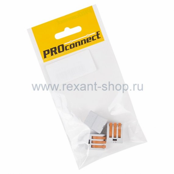 Фотография товара 'Rexant Универсальная многоразовая 3-проводная клемма 07-5253-4-9'