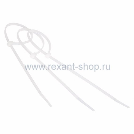 Фотография товара 'Rexant Хомут nylon 300 х 5.0 мм 07-1302-1'
