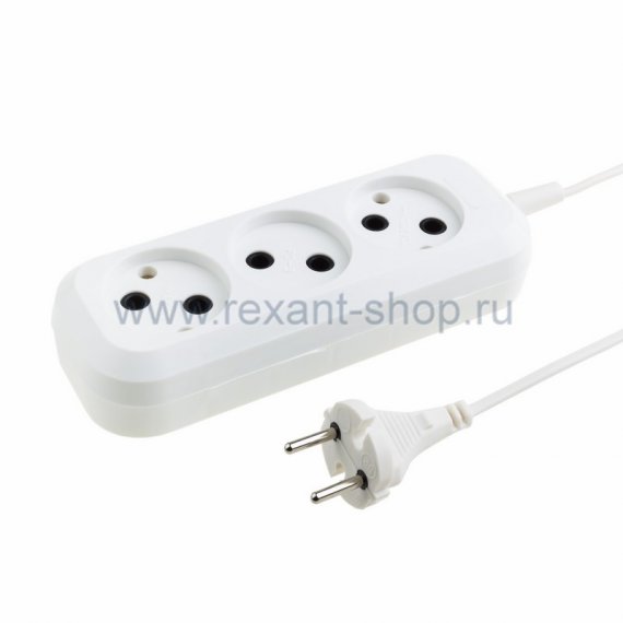 Фотография товара 'Rexant Удлинитель 3 гнезда 11-2257'