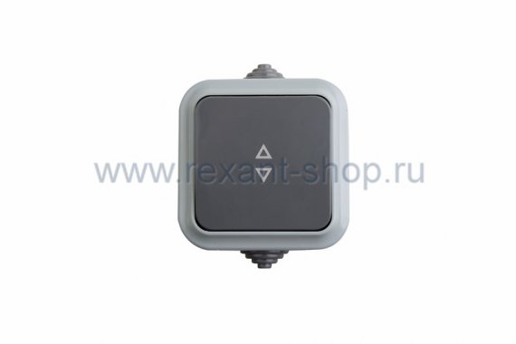 Фотография товара 'Rexant Выключатель на два направления одноклавишный для открытой установки 78-0522'