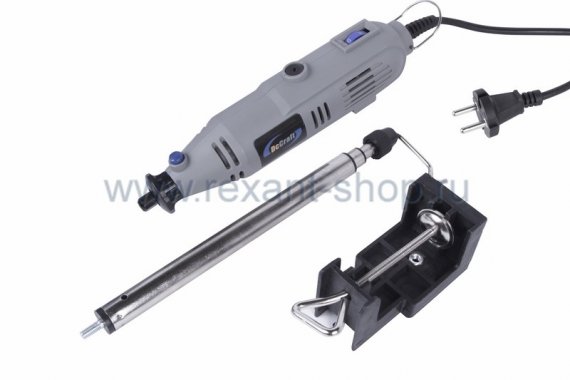 Фотография товара 'Rexant Дрель с гибким валом 10000-32000 об/мин 12-4457-5'