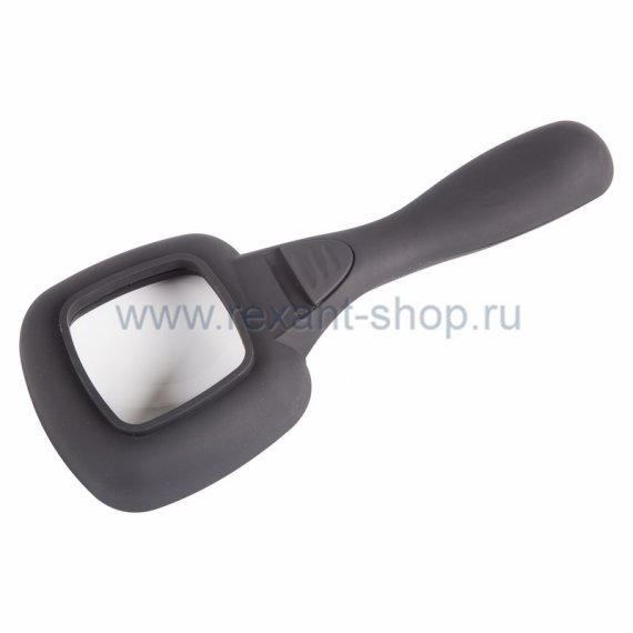 Фотография товара 'Rexant Лупа ручная квадратная 4х с подсведкой LED 12-0406'