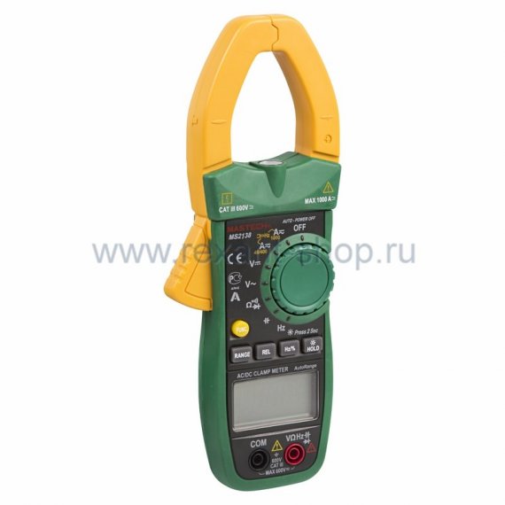 Фотография товара 'Mastech Токовые клещи MS2138 13-1311'