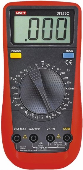 Фотография товара 'Rexant Универсальный мультиметр UNI-T UT151C 13-1021'