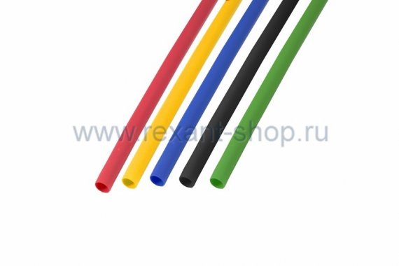 Фотография товара 'Rexant Набор термоусадочной трубки 3,5 / 1,75 мм 29-0153'