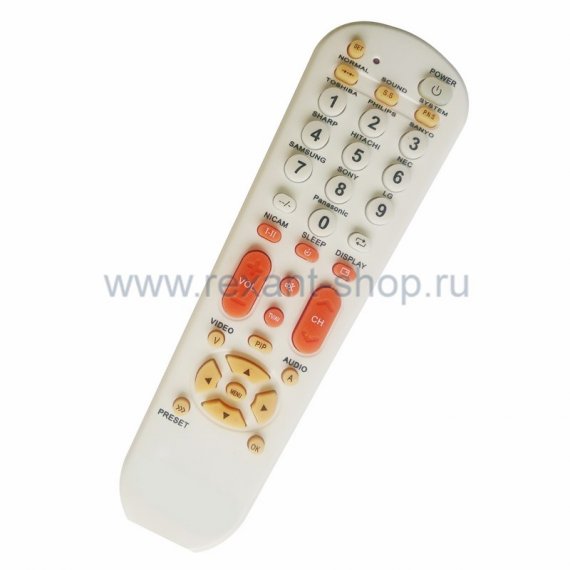 Фотография товара 'Rexant Пульт универсальный для телевизора 38-0001'