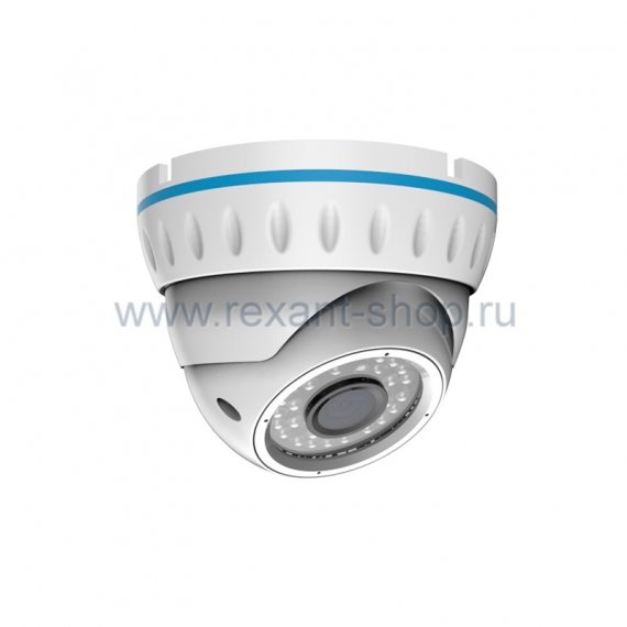 Фотография товара 'Rexant Купольная вандалозащищенная IP видеокамера 2,1Мп 45-0252'